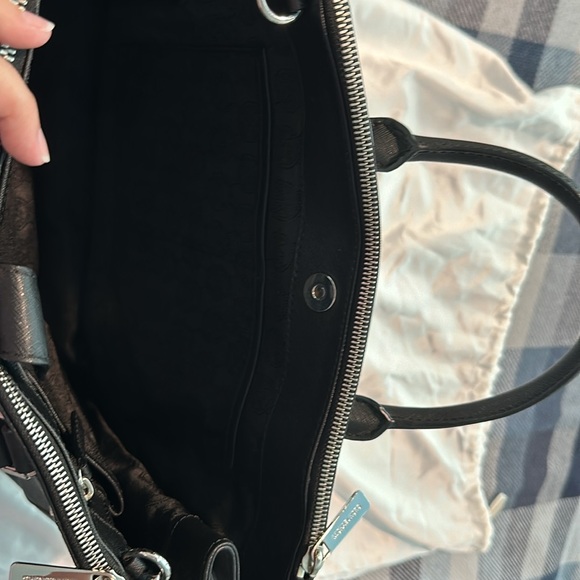 Michael Kors Sutton Large Center Stripe Satchel - Picture 9 of 11